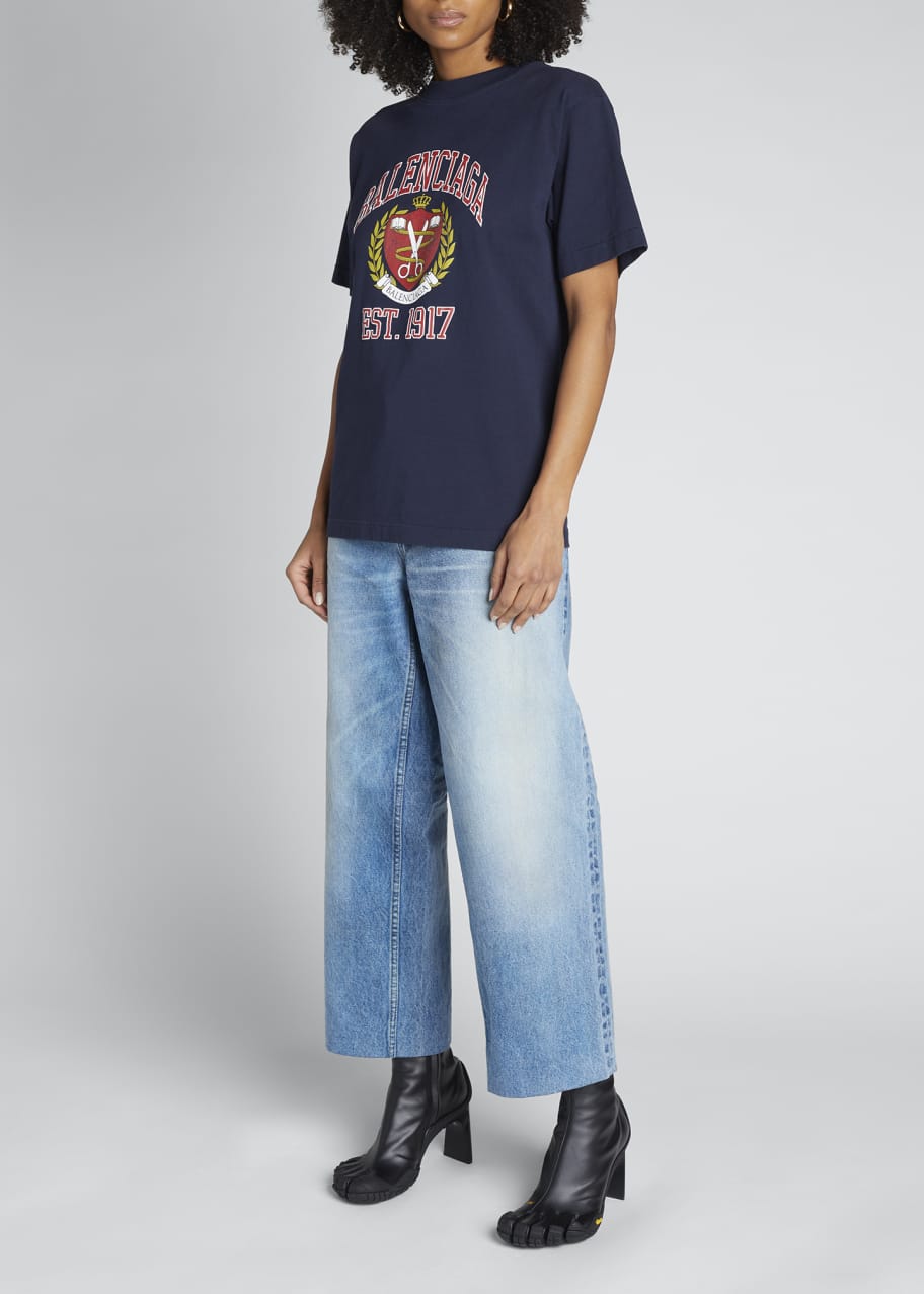 balenciaga university t shirt