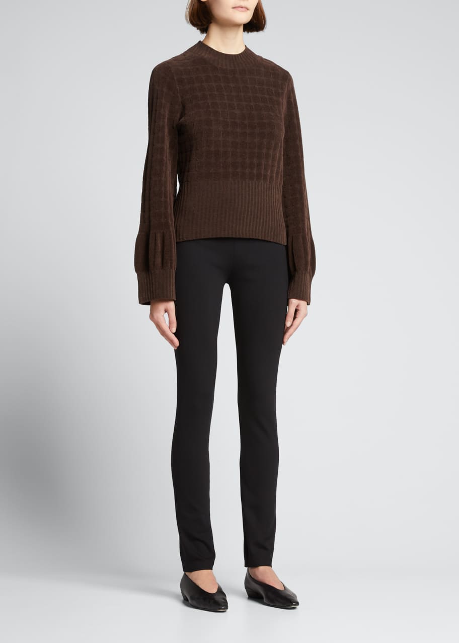 Quilted Velvet Sweater