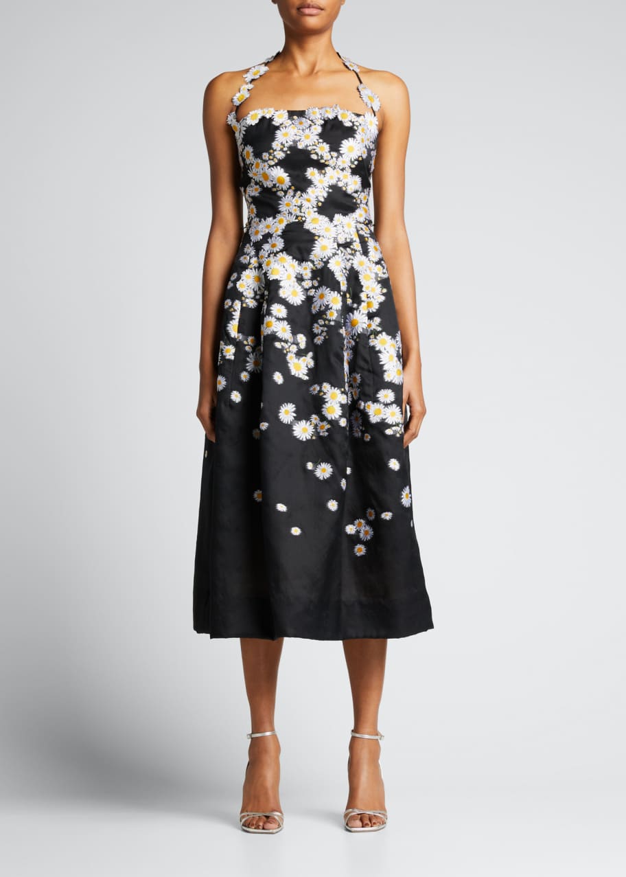 slim fit dress slacks Silver Sequin Halter Gown – Vintage Couture main image 0