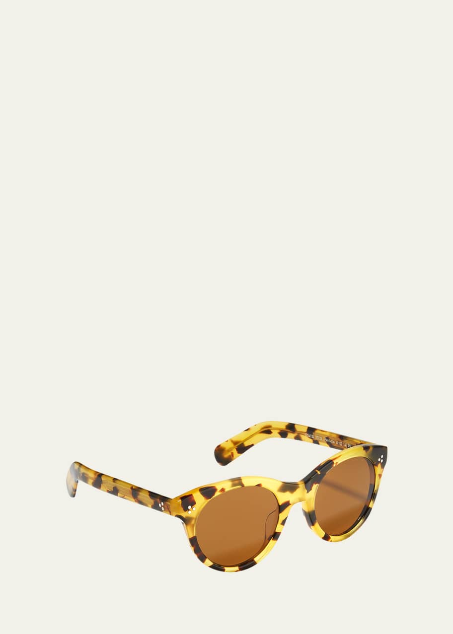 Image 1 of 1: Merrivale Oval Acetate Sunglasses