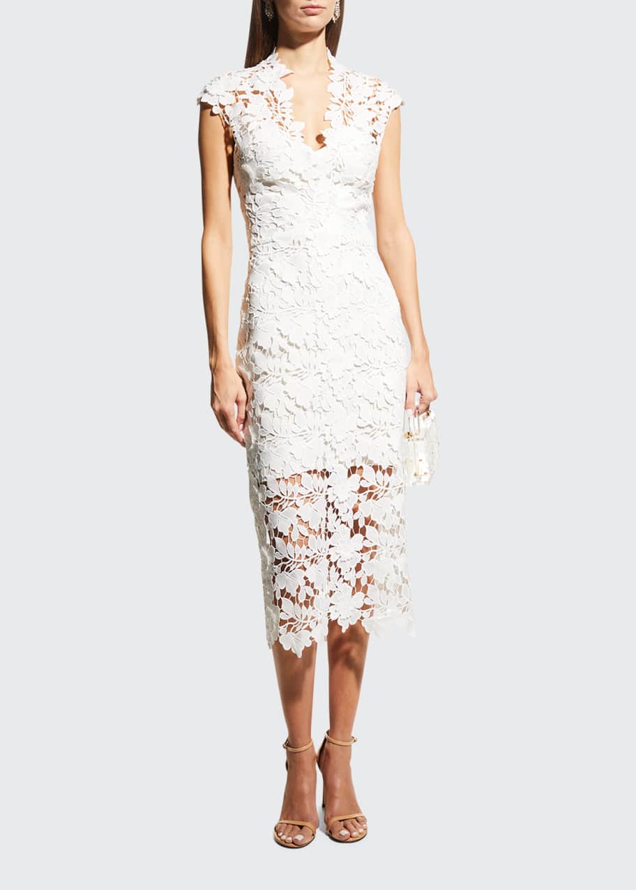 white christmas dresses Floral Lace Mini Dress 12 / Floral Multi main image 0