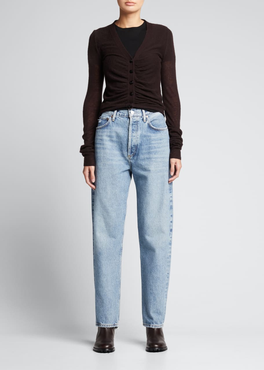 AGOLDE 90s Pinch Waist High-Rise Straight Jeans - Bergdorf Goodman