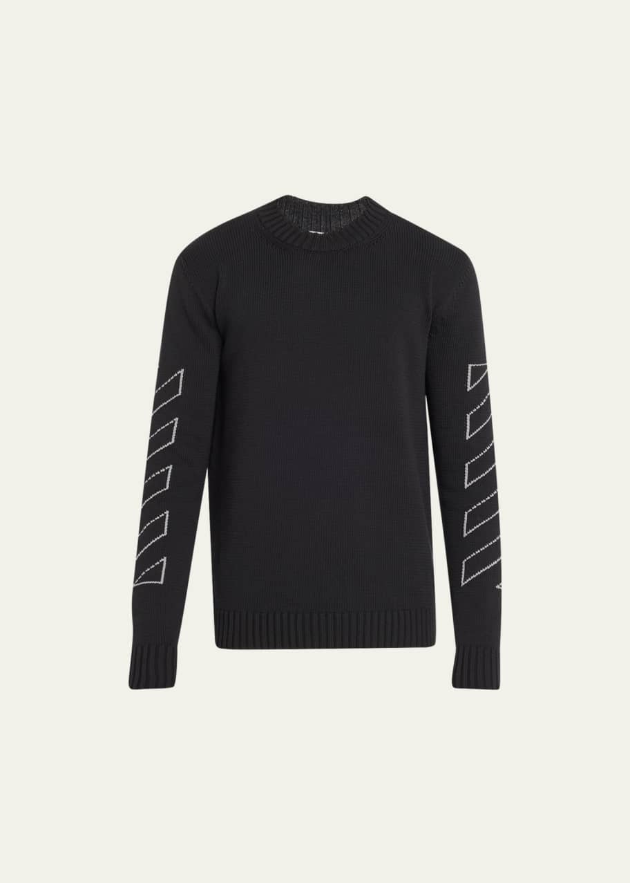 Off white diagonal sweater sale
