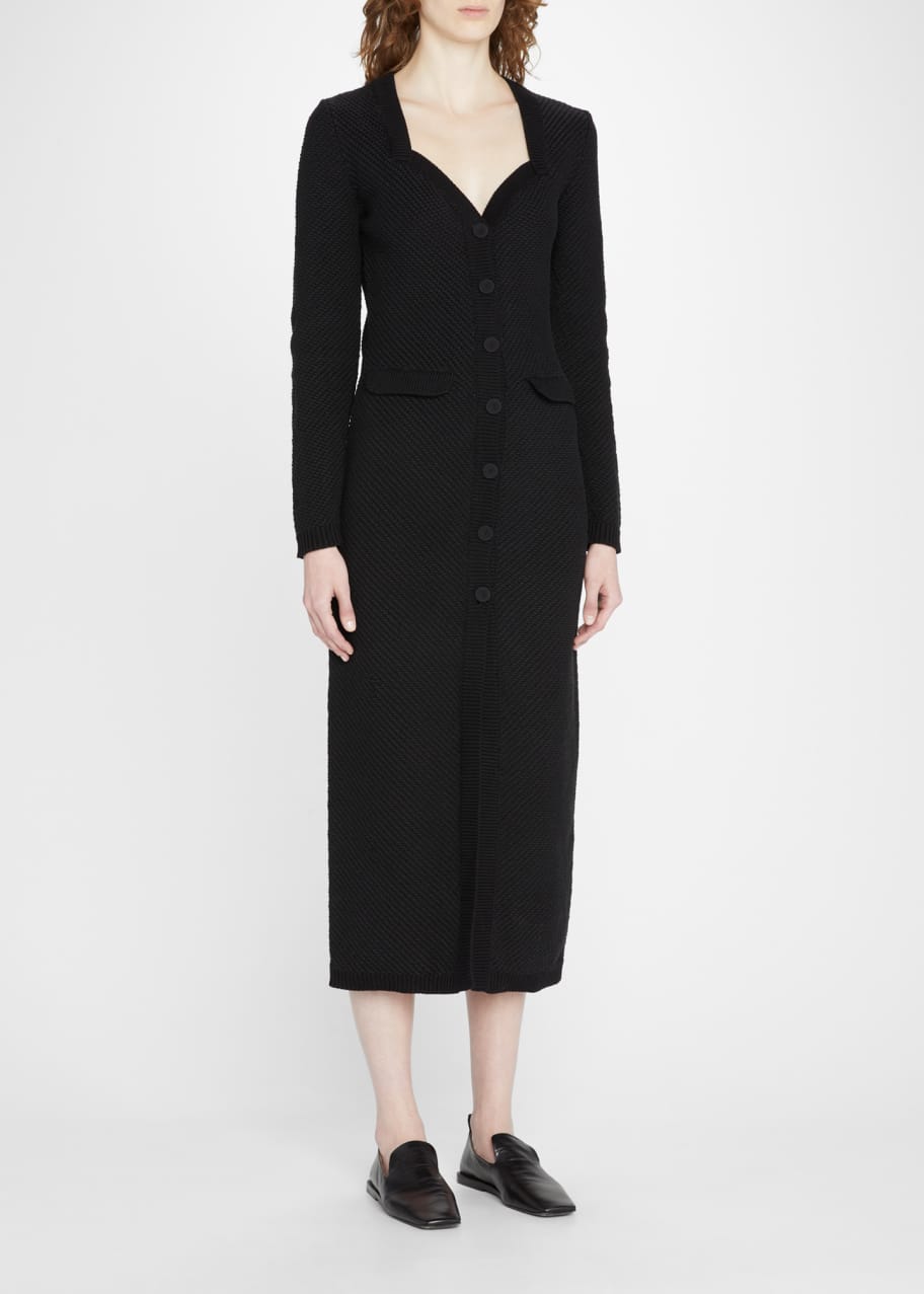 Nanushka Dana Sweetheart Sweater Dress Bergdorf Goodman