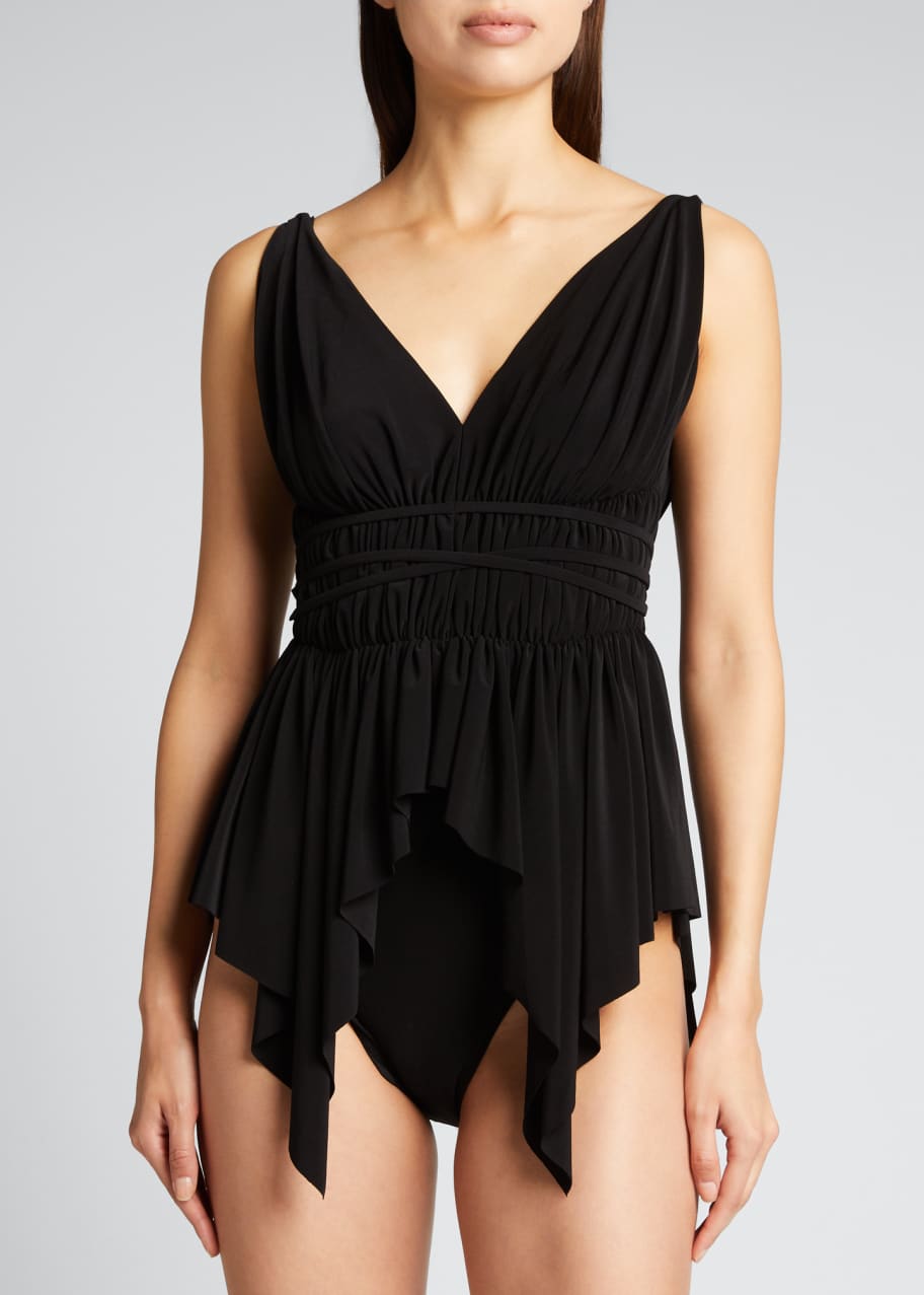 Norma kamali goddess swim dress hotsell