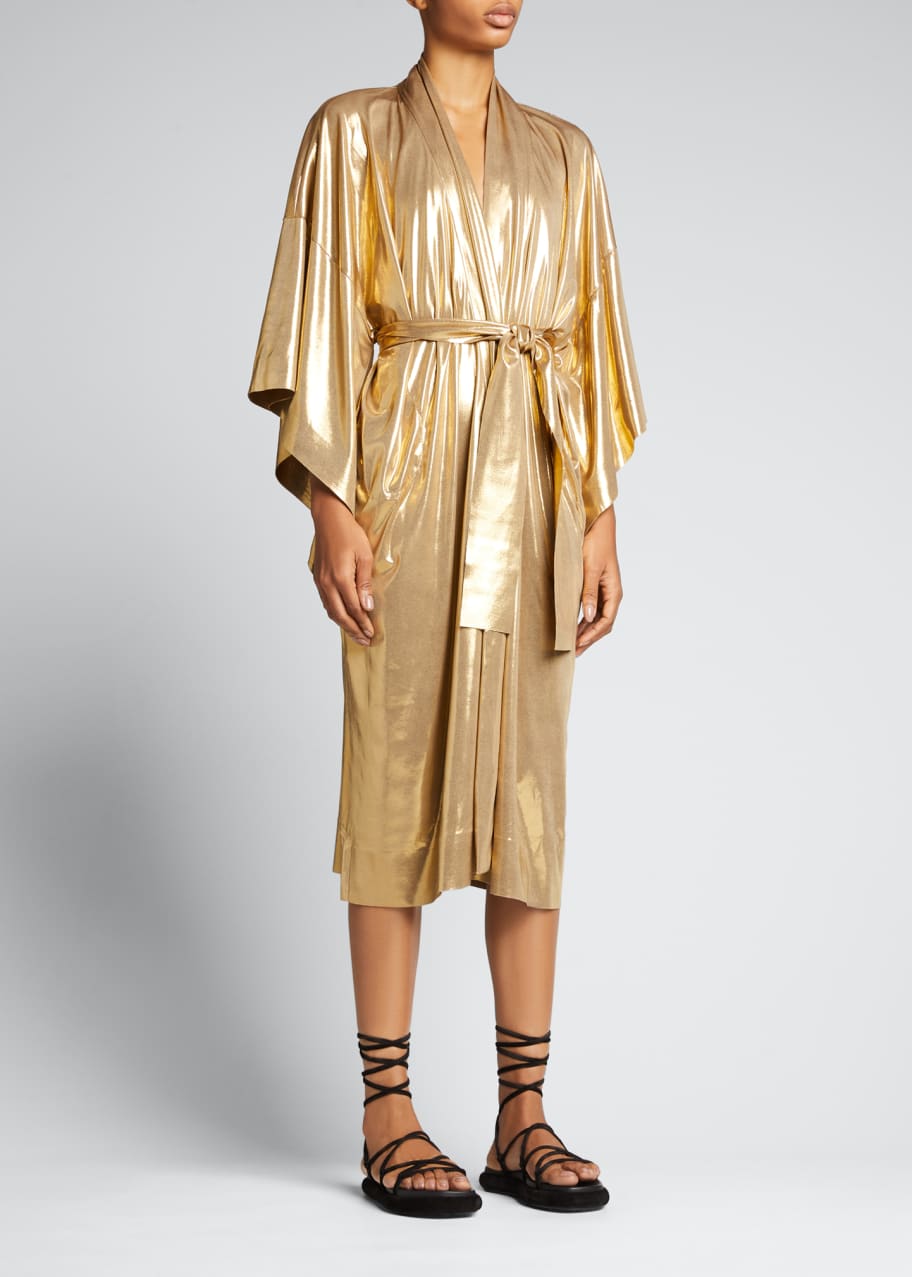 gold norma kamali dress NORMA KAMALI main image 1