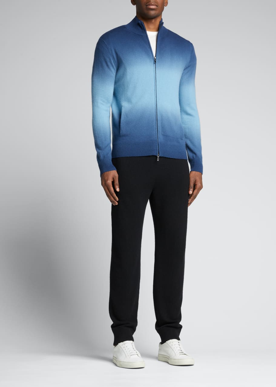 Neiman Marcus Cashmere Collection Men's Cashmere/Recycled Cashmere Mock