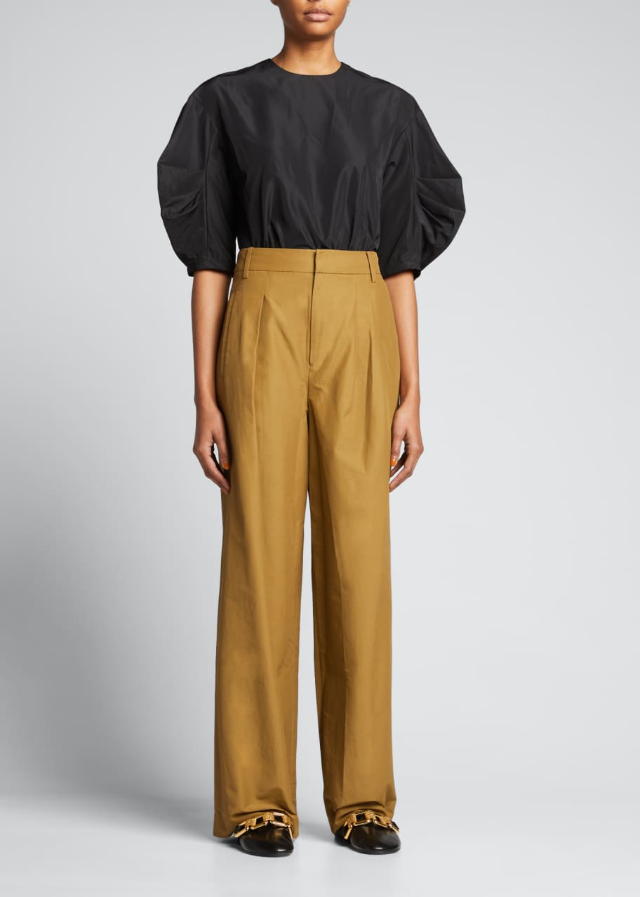 Tibi Stella CottonNylon Pants Bergdorf Goodman