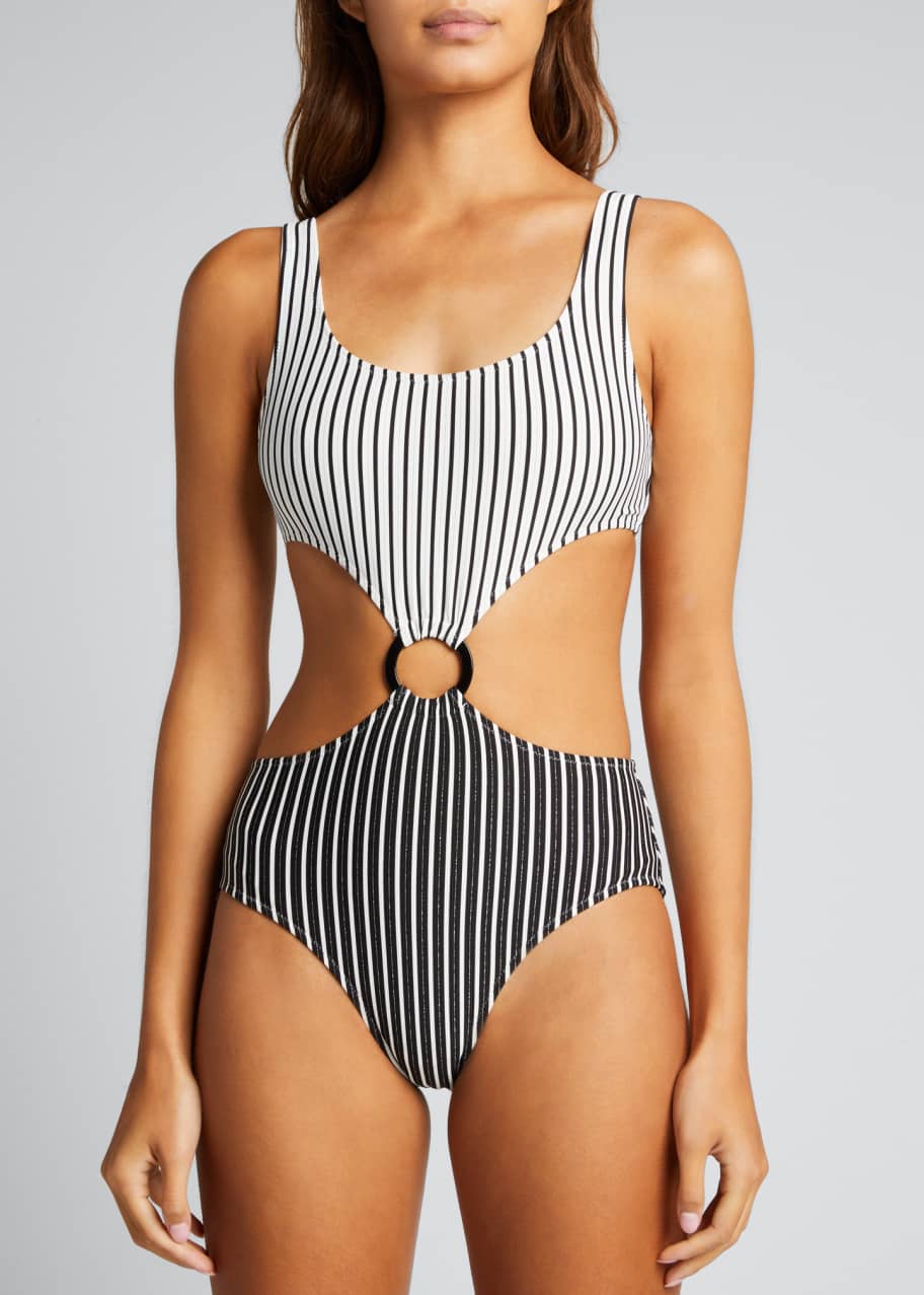 Solid and Striped The Bailey O Ring One Piece Swimsuit Bergdorf