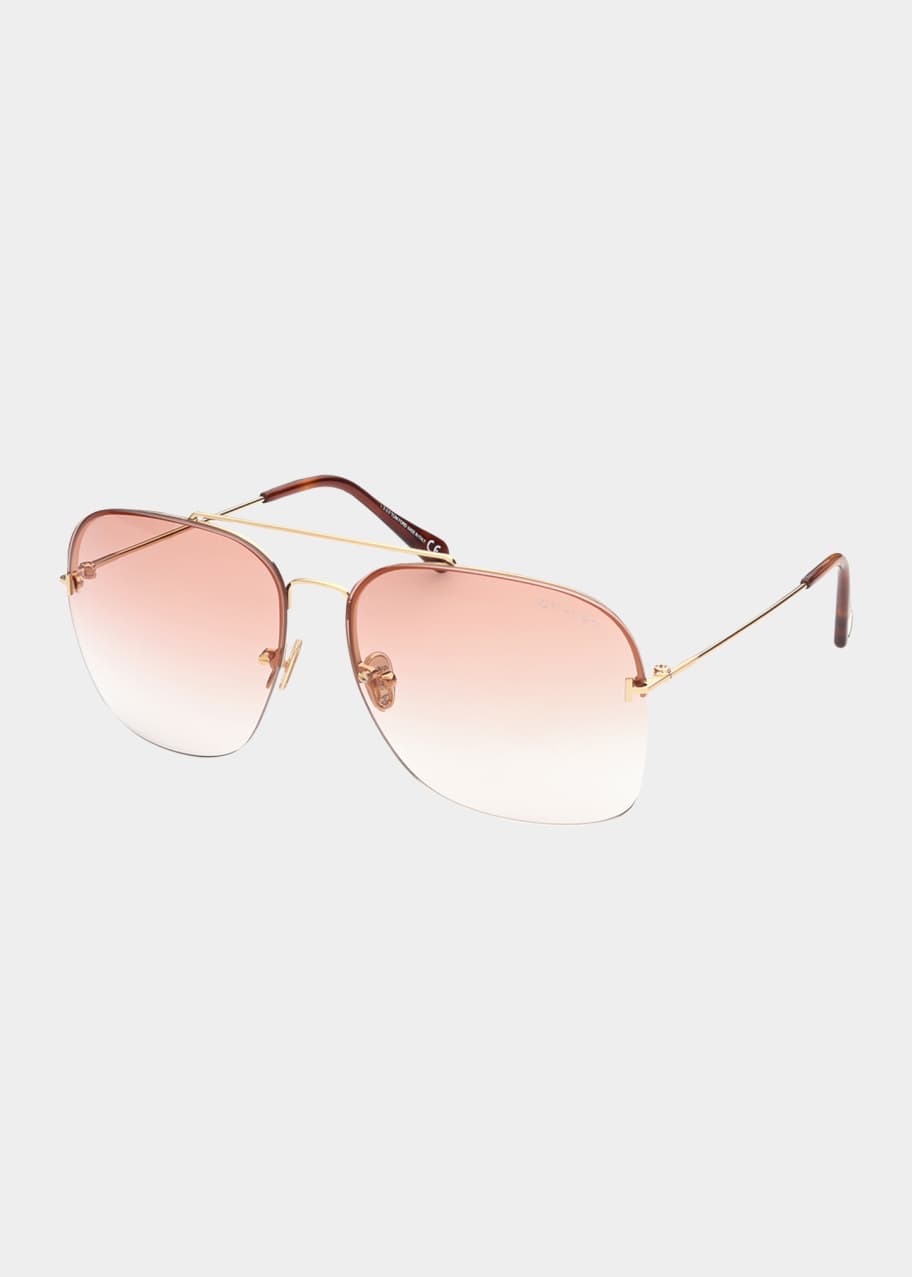 TOM FORD Mackenzie Aviator Sunglasses - Bergdorf Goodman