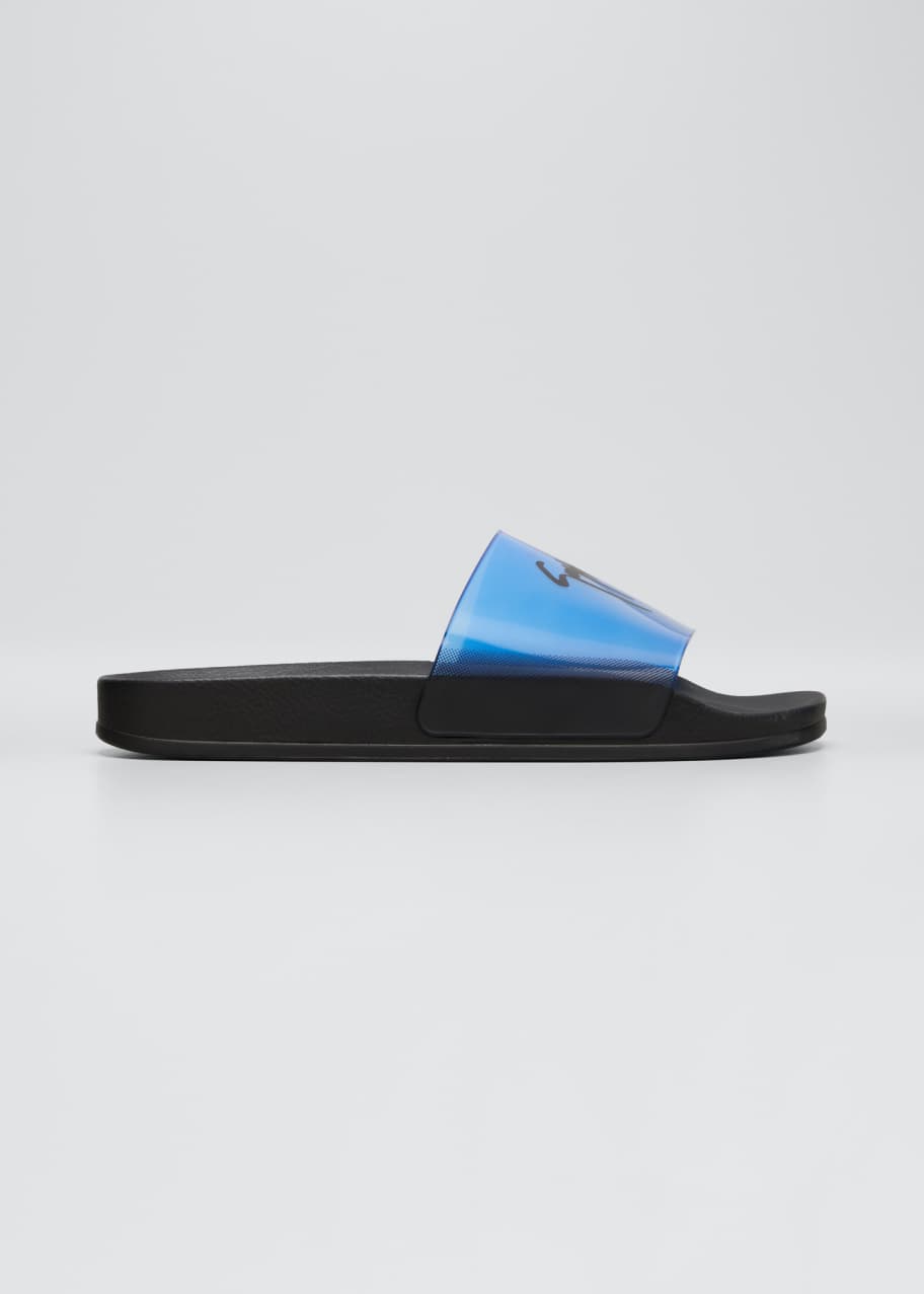 Giuseppe Zanotti Men's Spurgle Pool Slide Sandals - Bergdorf Goodman