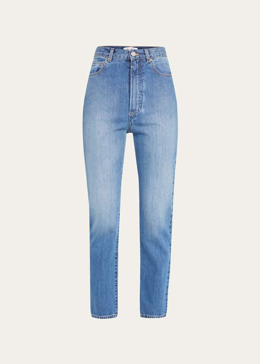 パンツ ALAIA Women Straight Pants AA9P1161T535A 524 BLUE BLUE Alaïa ALAÏA TWISTED JEANS (AA9P1161T535A) – LOZURI®