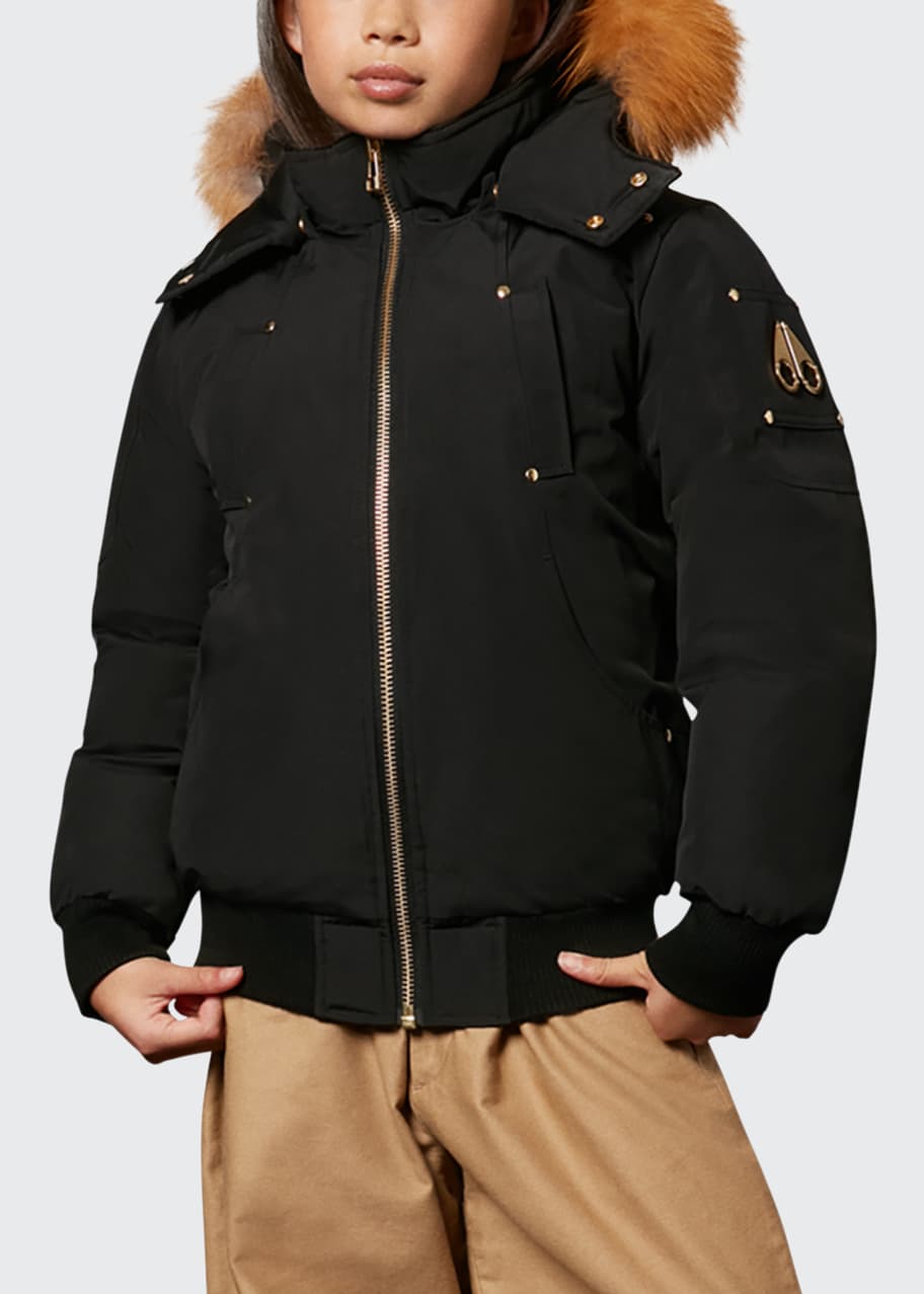 Moose knuckles kids bomber discount