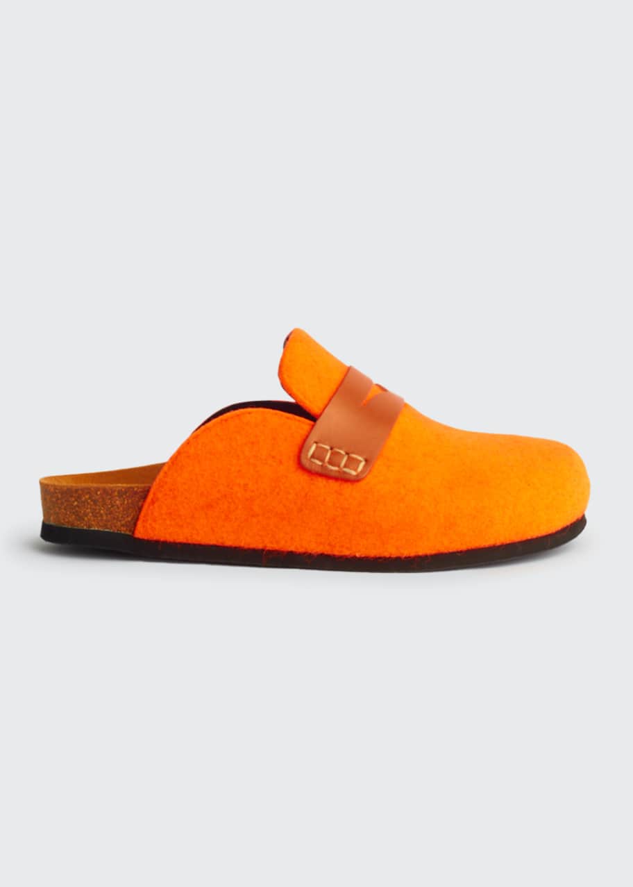 jw anderson felt loafer