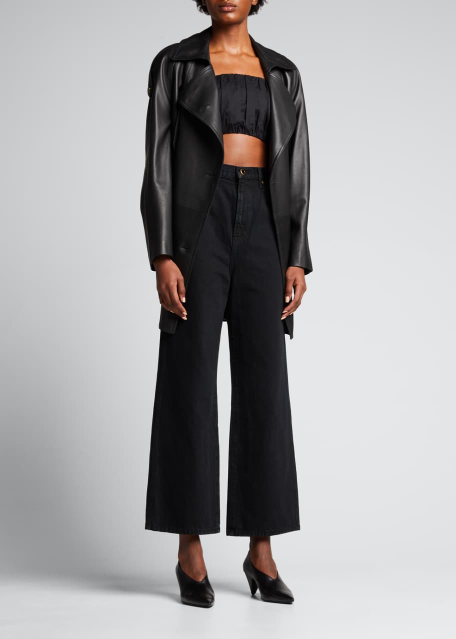 Khaite Jordan WideLeg Jeans Bergdorf Goodman