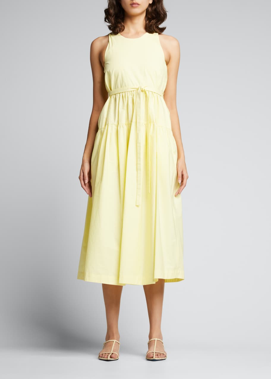 phillip lim midi dress 3.1 Phillip Lim Women's Layered Floral Midi Dress - White