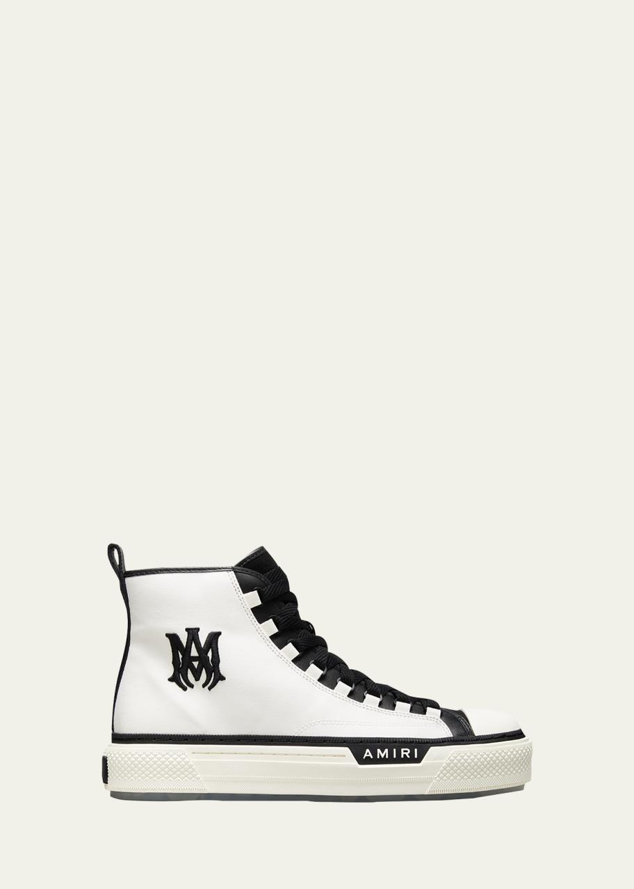 Amiri Men’s Court Logo MA Canvas High Top Sneakers Size 41 AMIRI Men main image 3