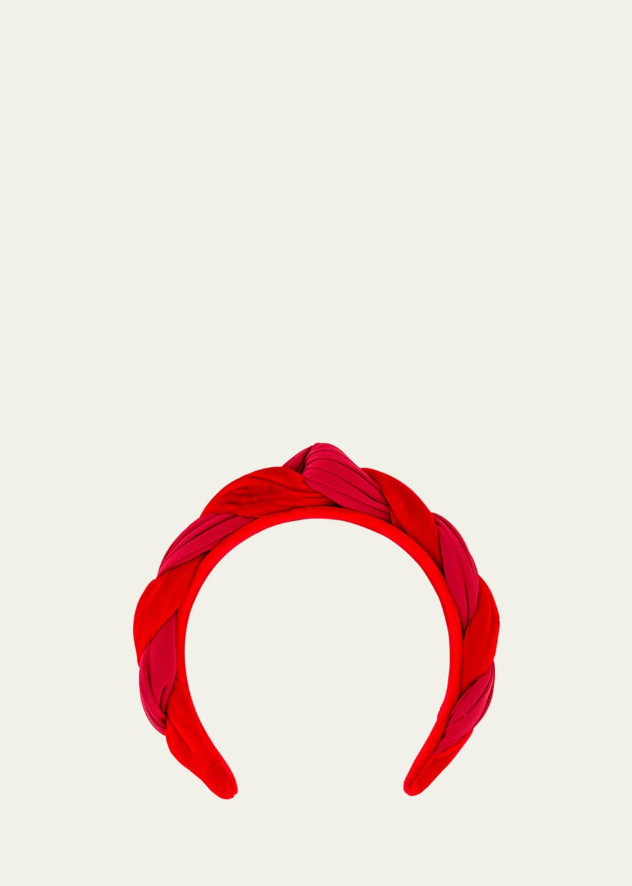 Image 1 of 1: Twisted Knot Velvet Headband