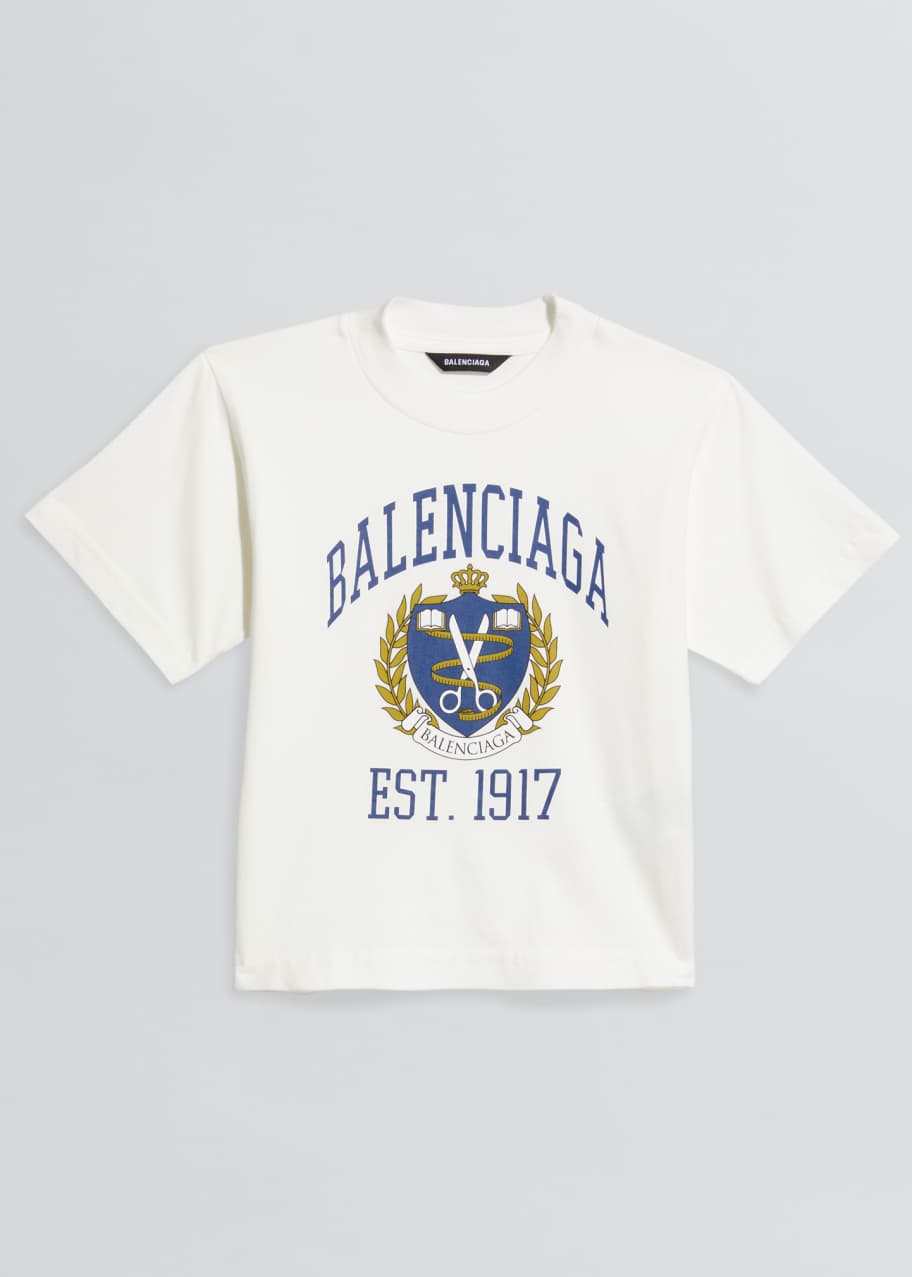Balenciaga crest tee top