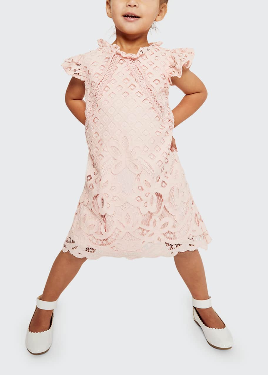 Bardot Junior Girl s Sophia Lace Shift Dress Size 6 16 Bergdorf Goodman