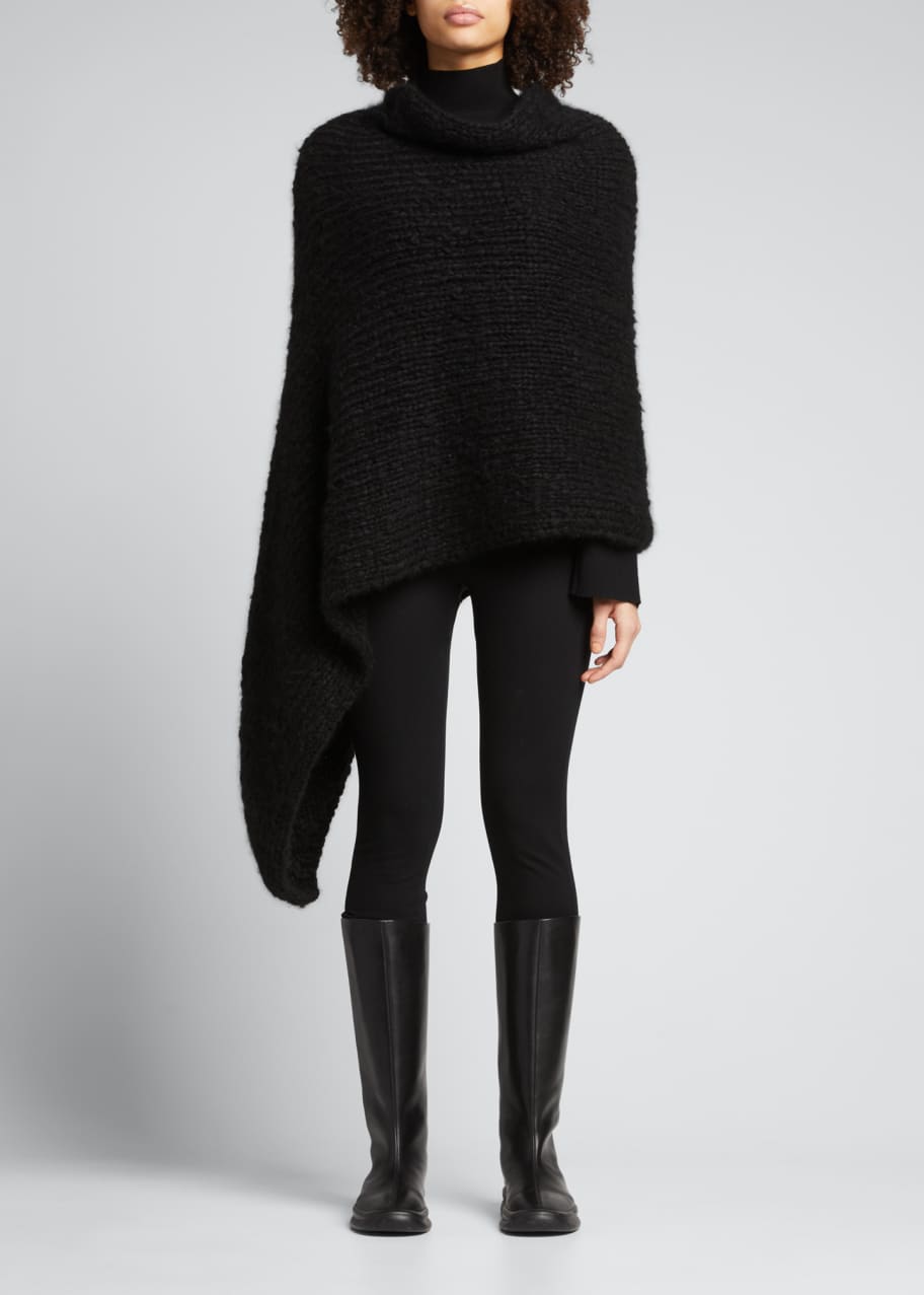 THE ROW Raini Cashmere Asymmetric Poncho Bergdorf Goodman