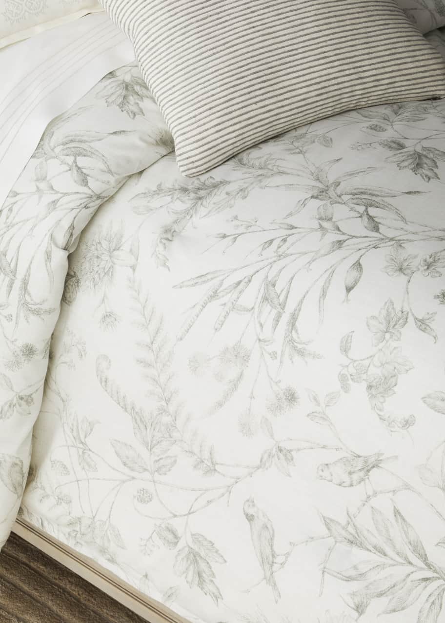 Image 1 of 1: Genevieve Floral Comforter, FULL-QUEEN