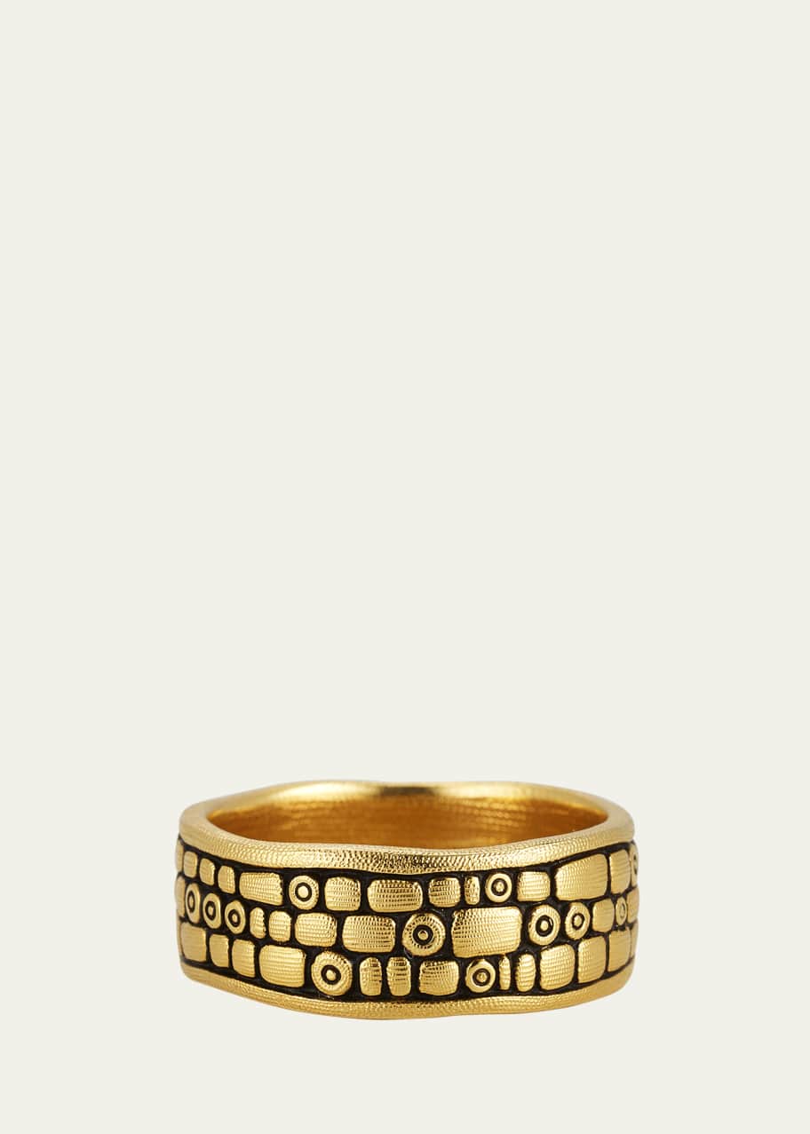 Image 1 of 1: Old Bridge Band in Yellow Gold, 8.5mm