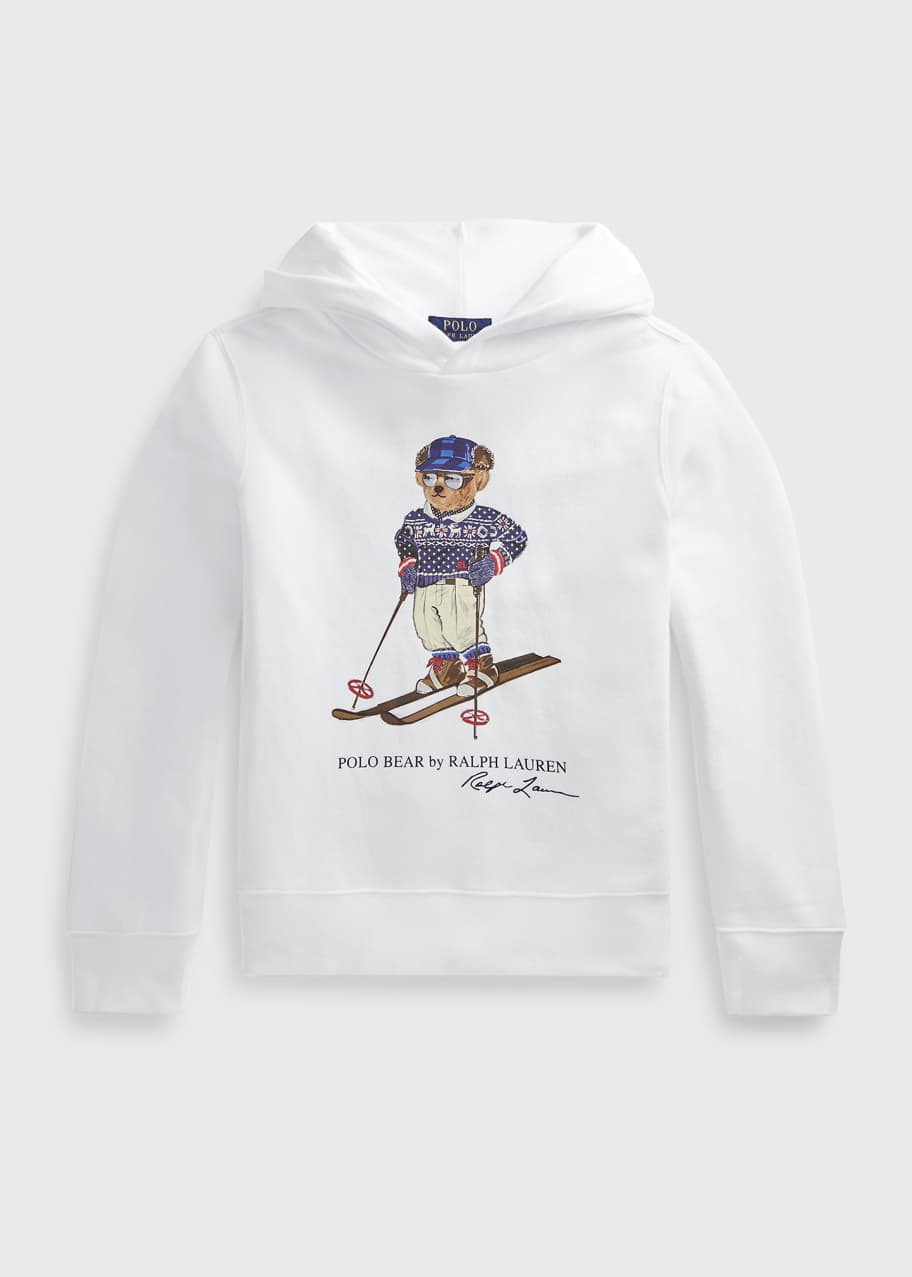 Ralph Lauren Childrenswear Boy s Ski Polo Bear Hoodie Sweatshirt Size S L Bergdorf Goodman