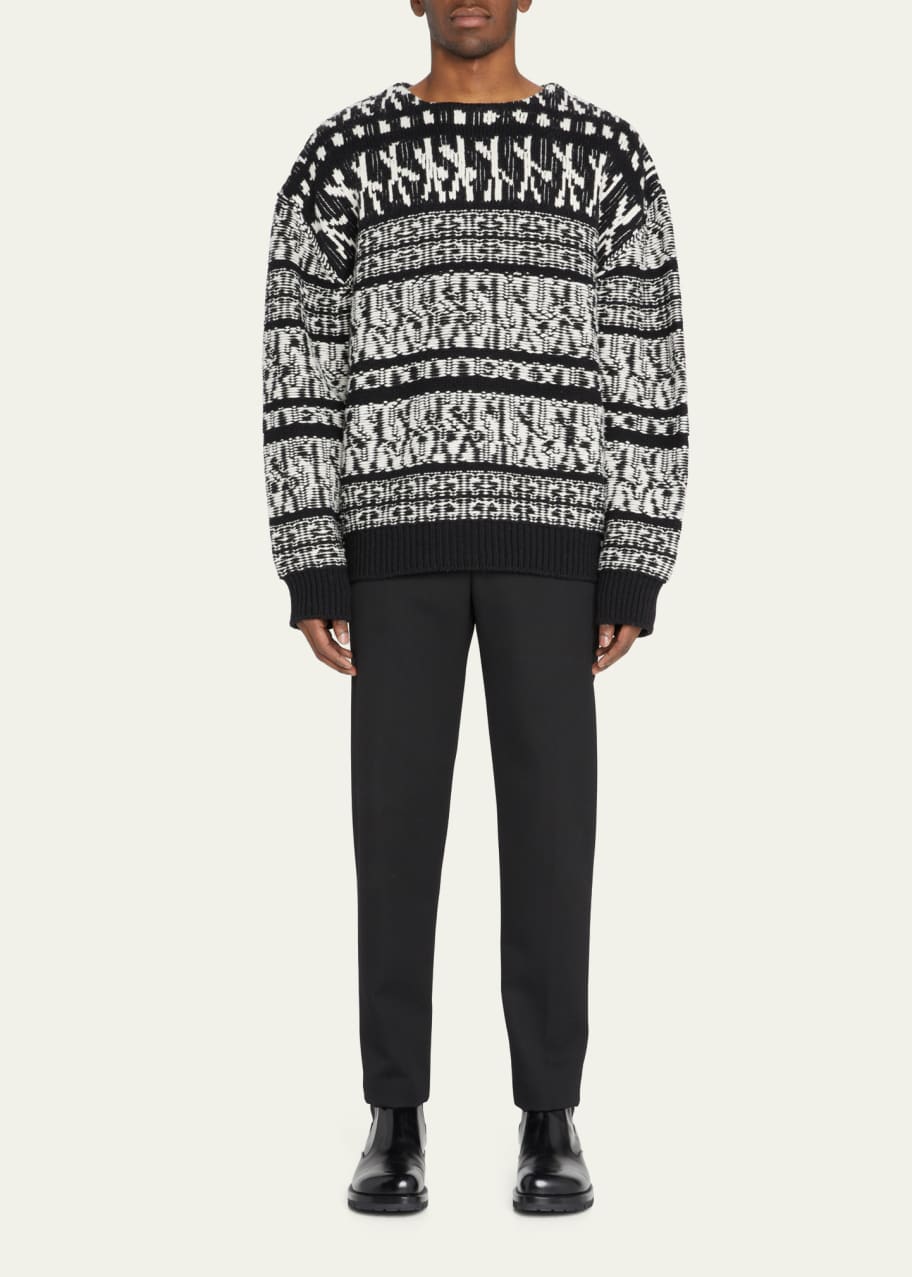 x Chito Men s Reversible Jacquard Sweater