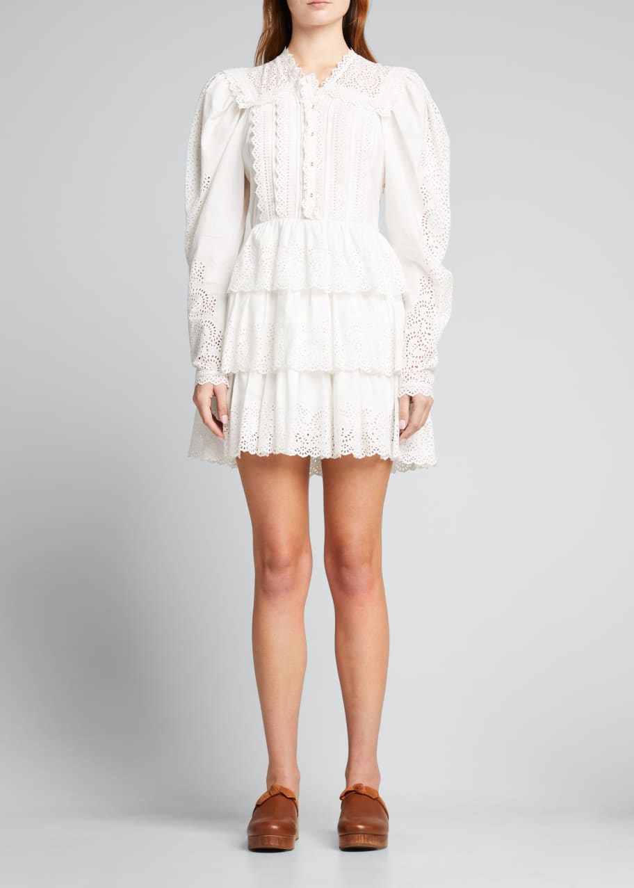 Ulla johnson shop eyelet dress