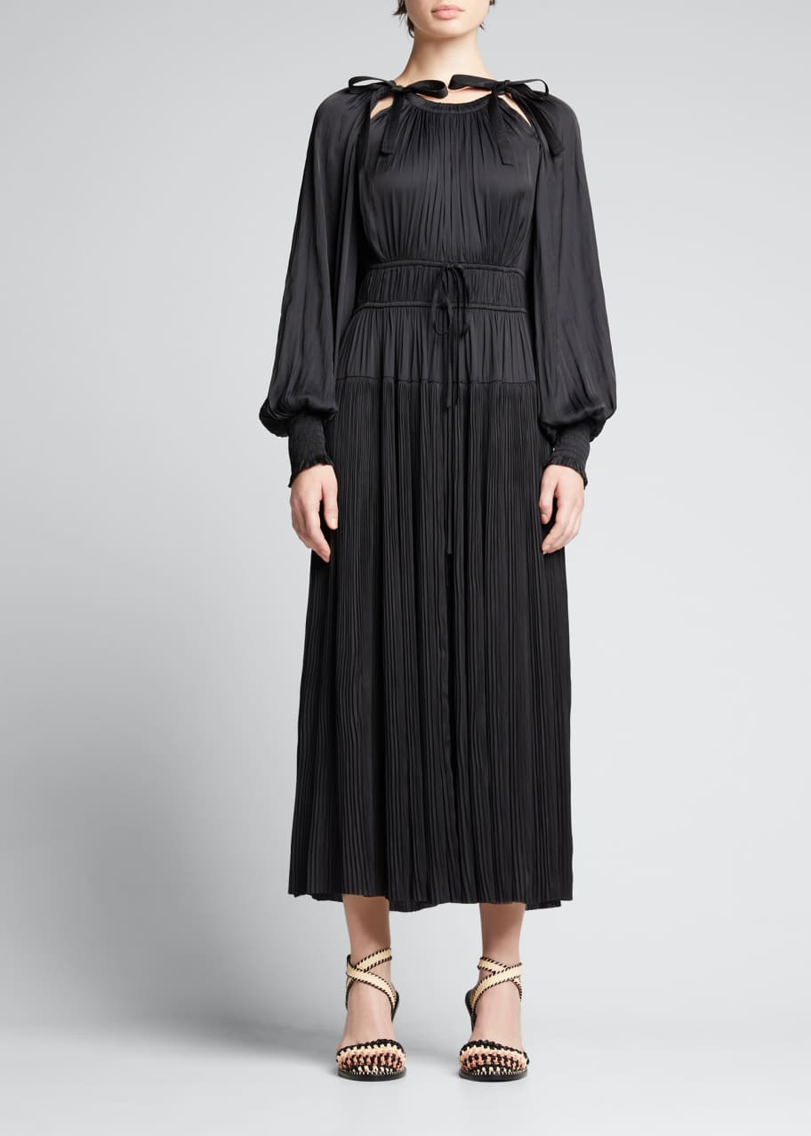 Ulla Johnson Lila Plisse Dress - Bergdorf Goodman