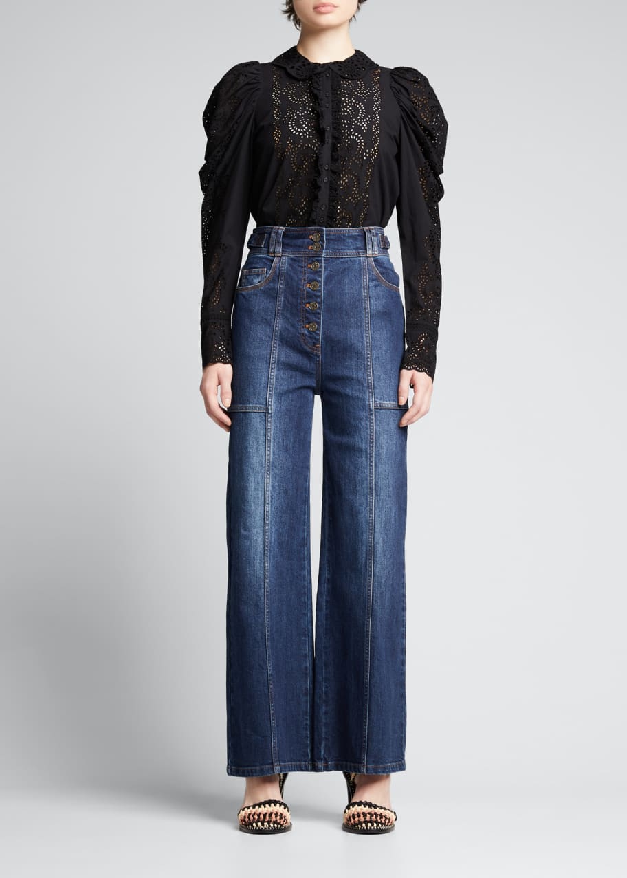 Billie wide leg trouser jean on sale