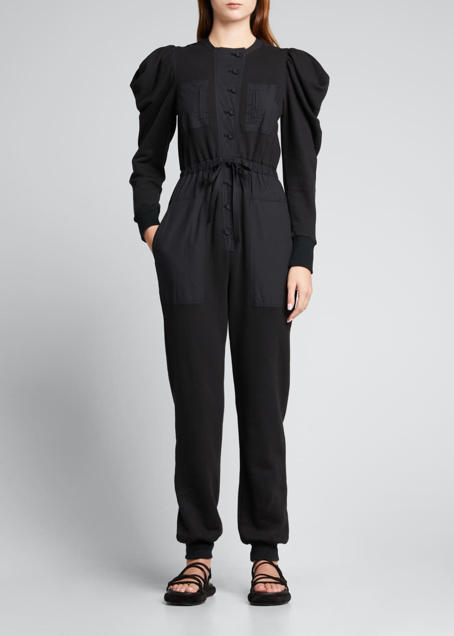 Ulla Johnson Sadie Puff-Sleeve Jumpsuit - Bergdorf Goodman