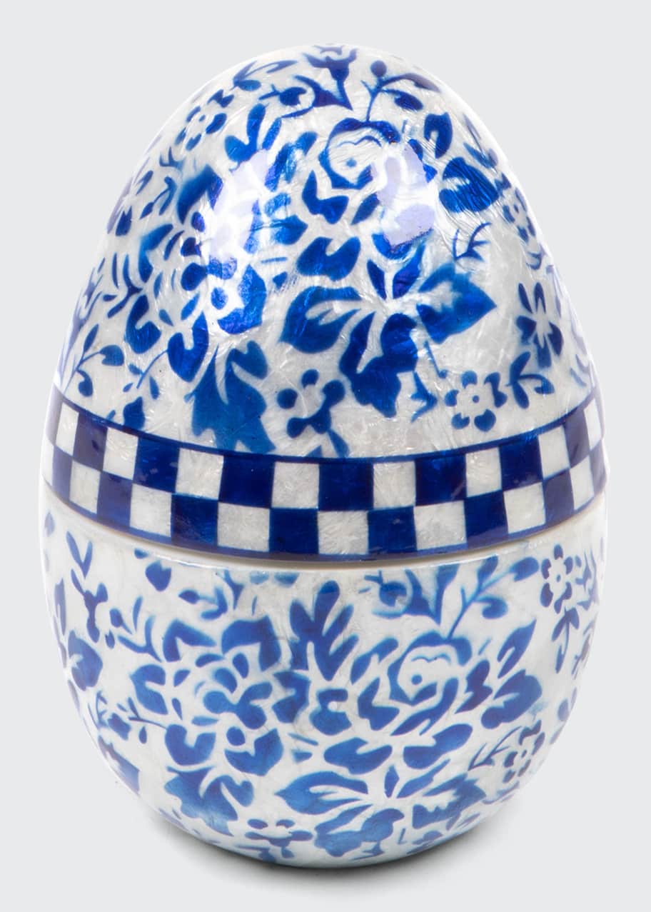 MacKenzie-Childs Royal Capiz Standing Easter Egg - Bergdorf Goodman