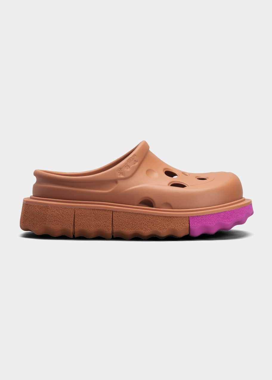off white sponge sole meteor rubber slides