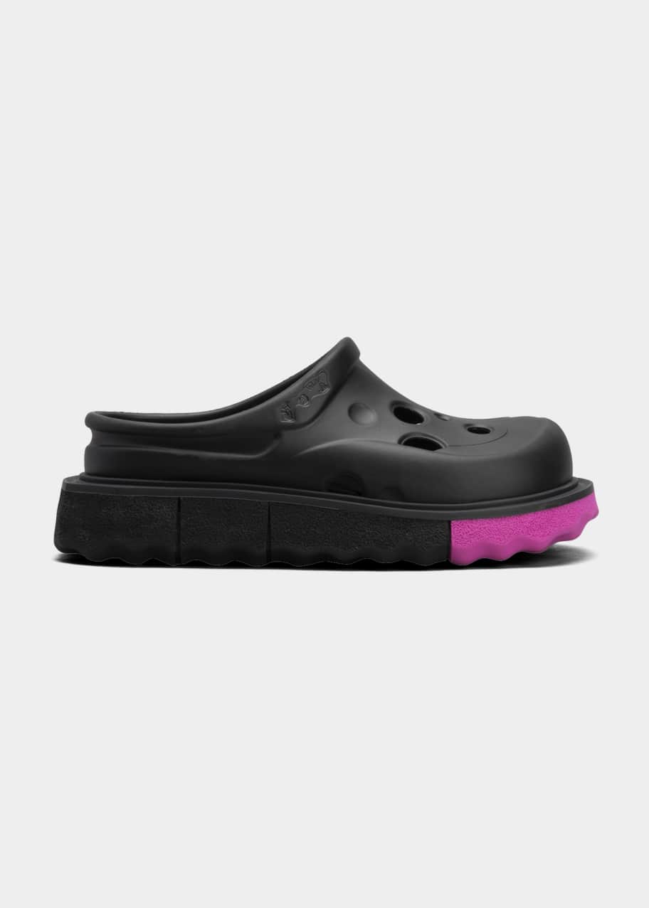 off white sponge sole meteor rubber slides