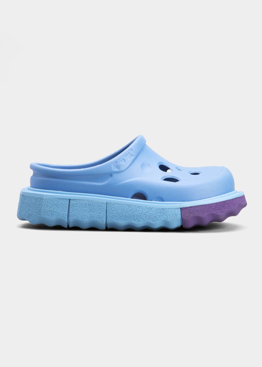 off white sponge sole meteor rubber slides