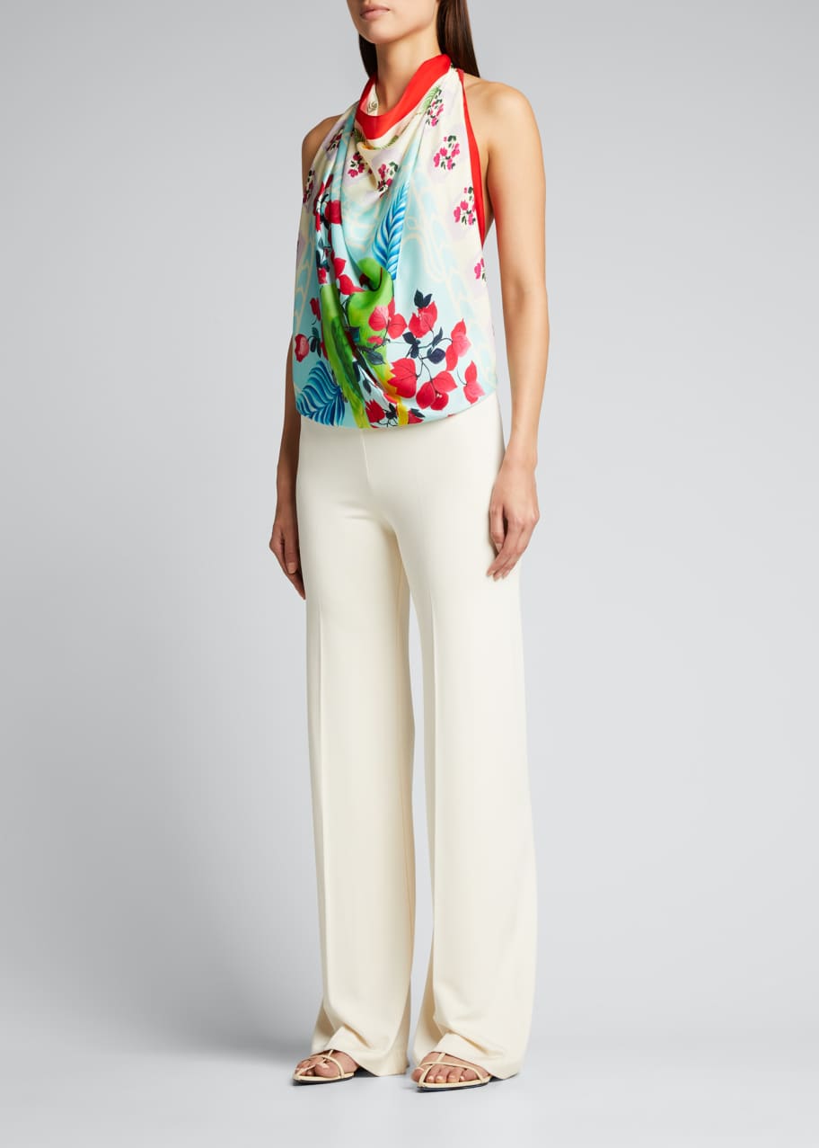 Verandah Convertible Satin Scarf Top Bergdorf Goodman