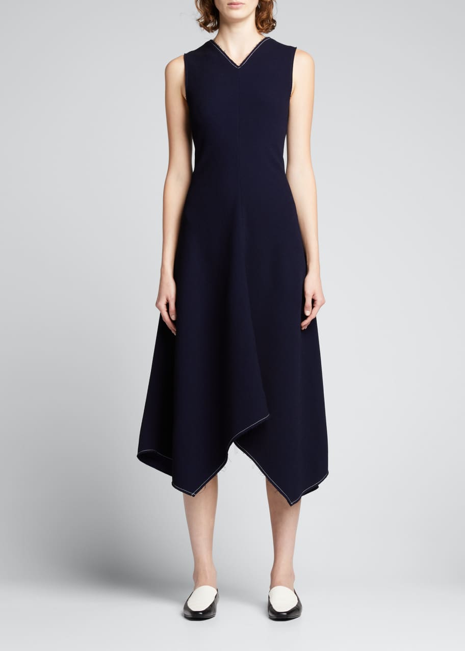 proenza schouler asymmetric dress Strapless Ruffled Maxi Dress – Endless Rose