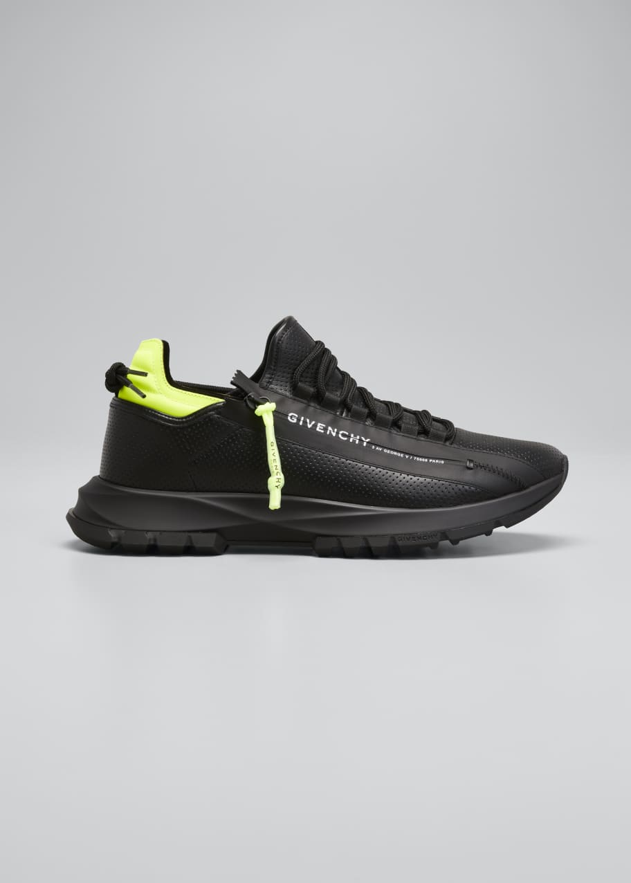 スニーカー Givenchy Spectre Zip Sneakers Givenchy Men's Spectre Leather Low-Top Zip Sneakers