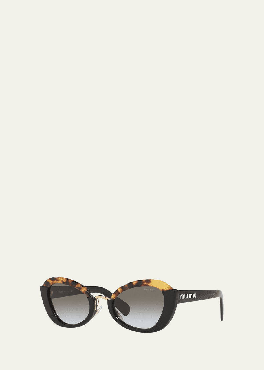 Miu Miu Acetate Butterfly Sunglasses - Bergdorf Goodman