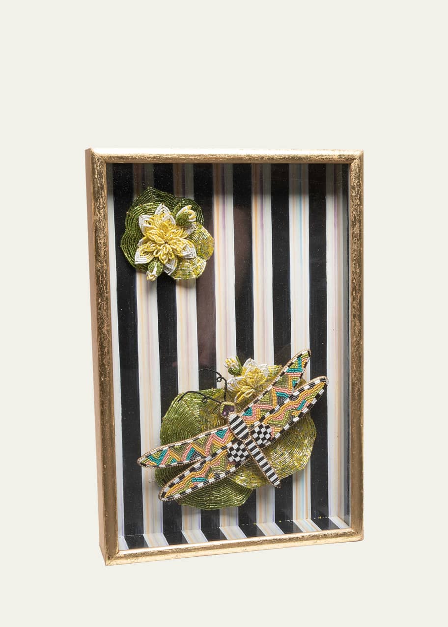MacKenzie-Childs Beaded Dragonfly Shadow Box - Bergdorf Goodman