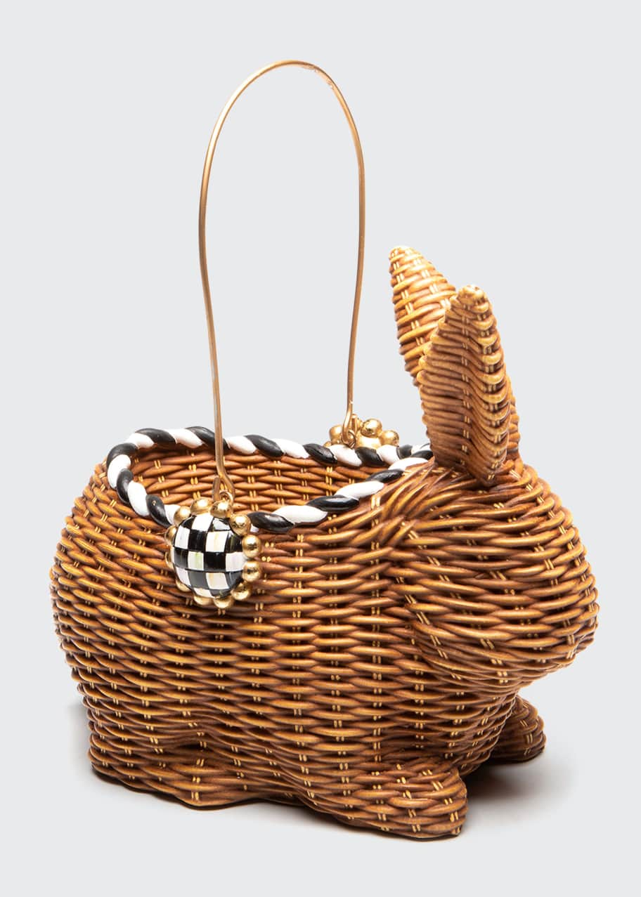 MacKenzieChilds Basket Easter Bunny Bergdorf Goodman