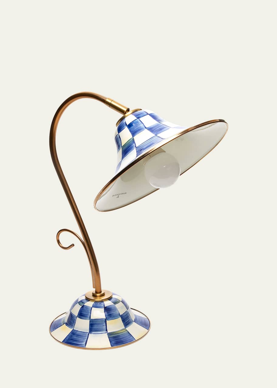 Image 1 of 1: Royal Check 17.65" Desk Lamp