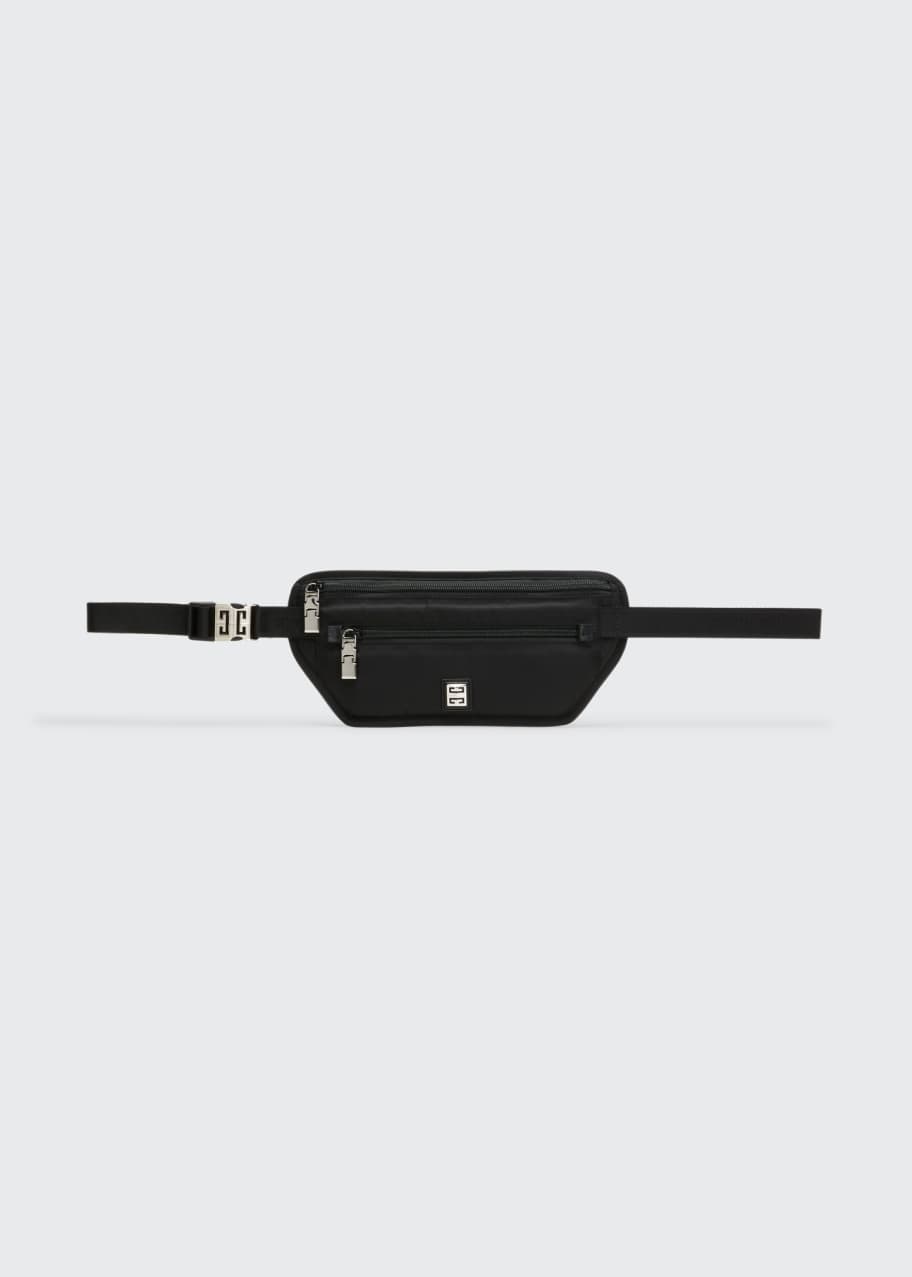 Givenchy Men s 4G Light Nylon Flat Belt Bag Bergdorf Goodman