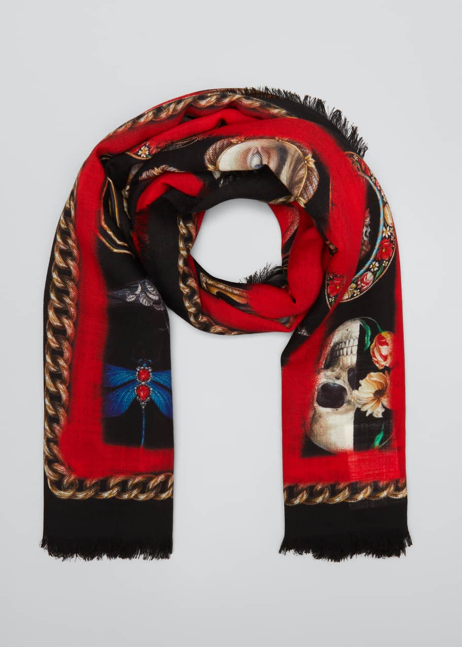 Alexander mcqueen shop curiosities scarf