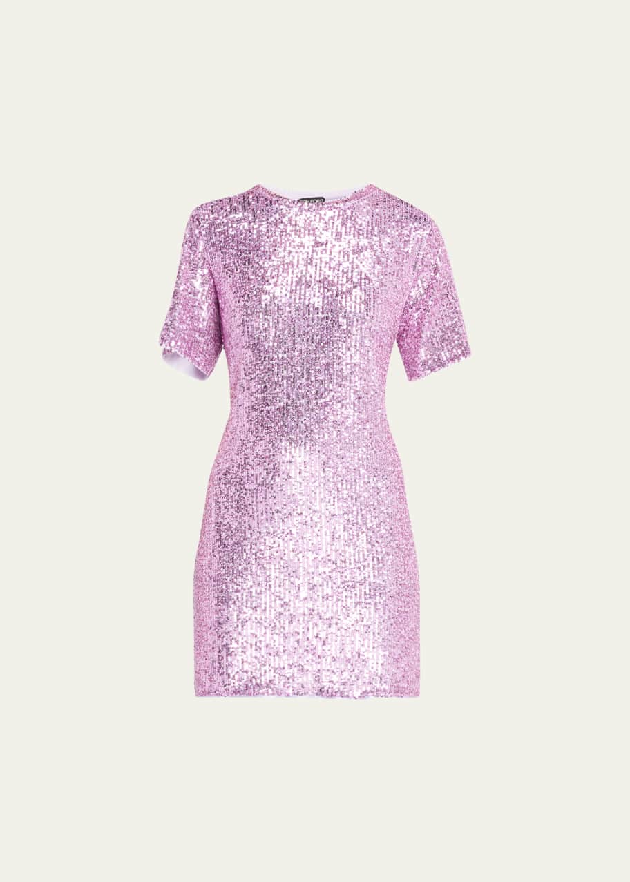 Tom ford pink sequin dress top