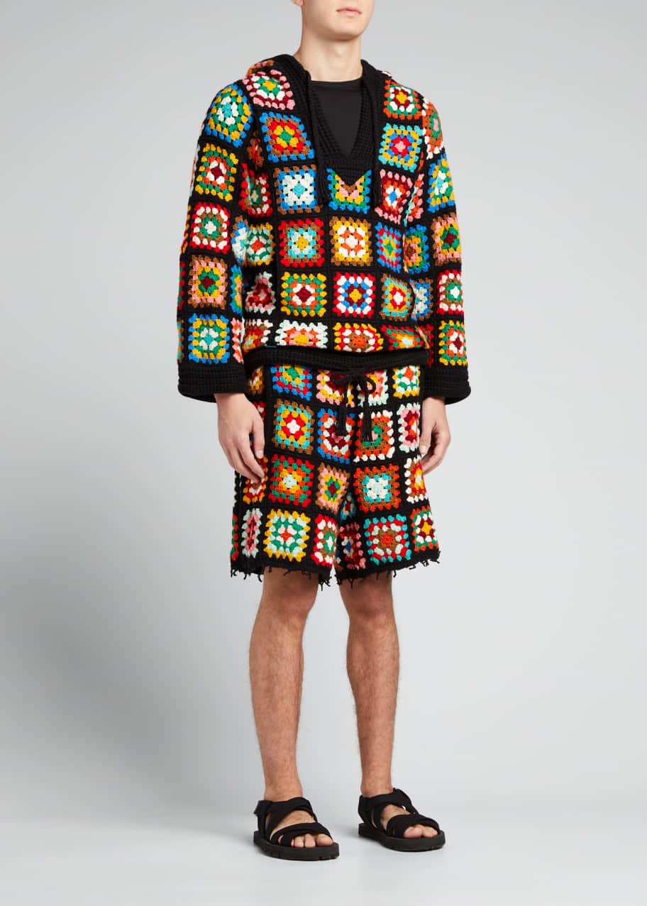 Crochet granny square hoodie new arrivals