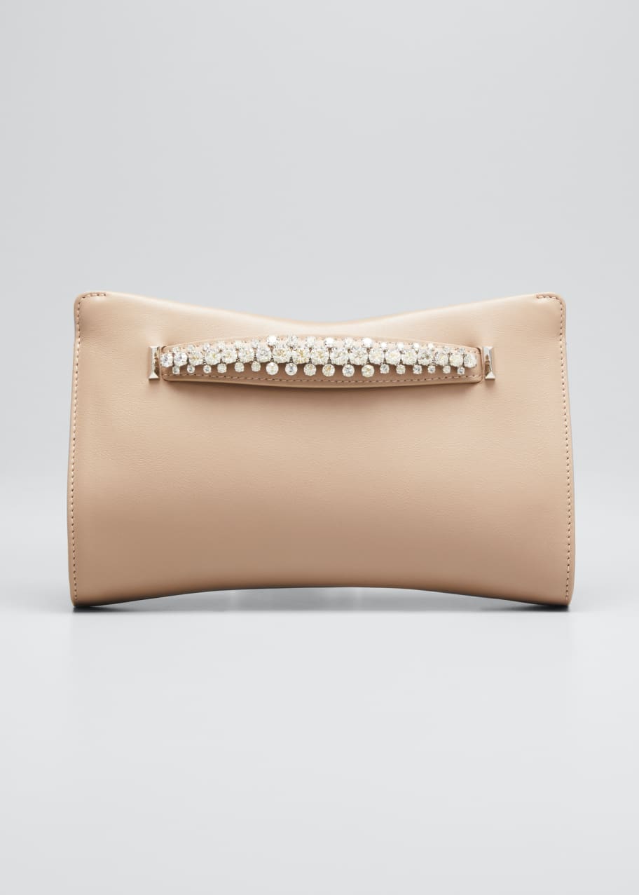 Jimmy Choo Venus Crystal Leather Clutch Bag - Bergdorf Goodman