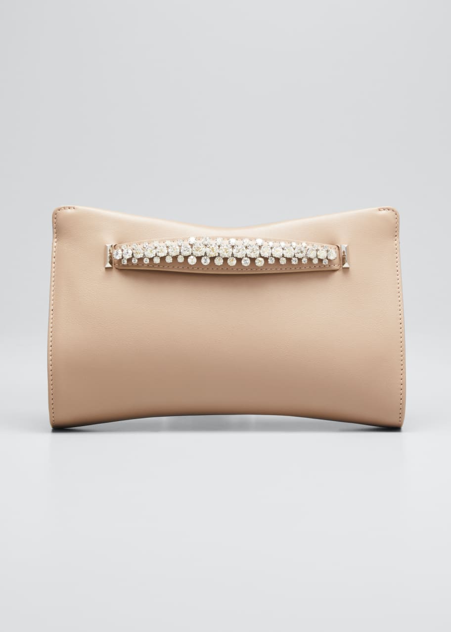 Jimmy Choo Venus Crystal Leather Clutch Bag Bergdorf Goodman